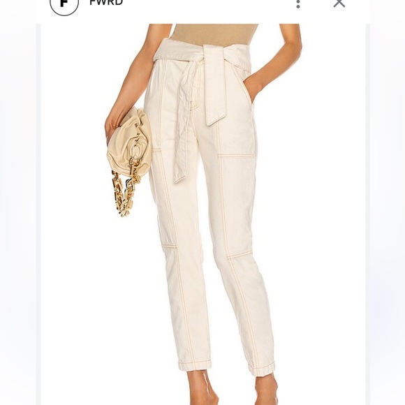 JONATHAN SIMKHAI
Henley Tie-Waist Seamed Pants size 30 - Picture 4 of 11